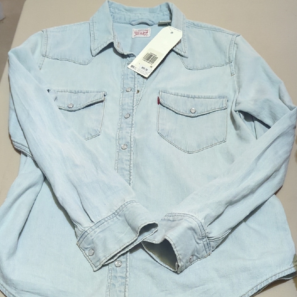 Levi's Light Blue Women's Denim Shirt